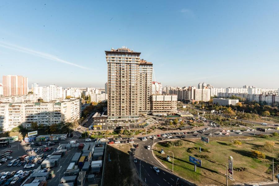 Роскошная 3К Квартира 135М2 На Набережной. Минская Kiew Exterior foto